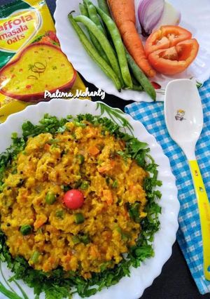 A picture of Masala Oats.