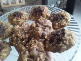 Galletas🍪 de plátano🍌/banano con avena🌾 y chocolate🍫.