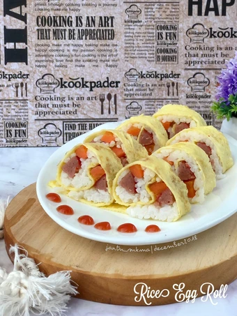 Langkah Mudah untuk Membikin Resep Rice Egg Roll yang  Bikin Ketagihan Anti Ribet, Menggugah Selera