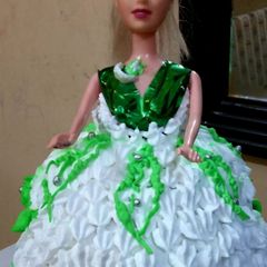 Doll cake A picture of Doll cake.