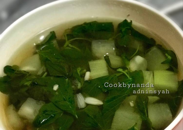 Kuah Bayam Labu Bening #BikinRamadhanBerkesan