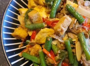 Foto resep Kacang Panjang, Tahu, Tempe Masak Tauco