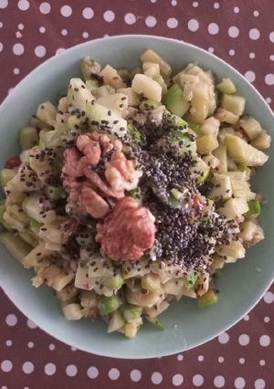 عکسی از دستور خوراک کدو سبز