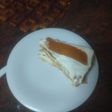 Tarta fría de galletas, membrillo y queso