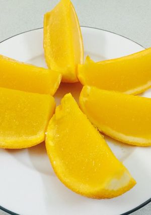 Hình của món Cam thạch Jelly.