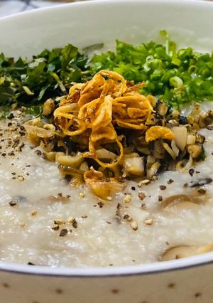 Hình của món Cháo Nấm.