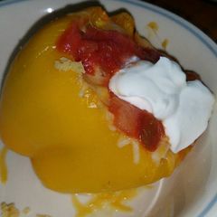 A picture of Chicken Fajita Stuffed Peppers.