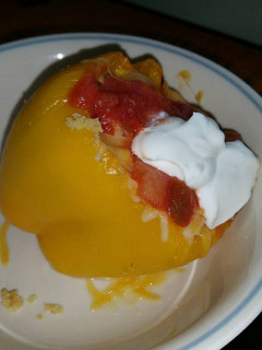 A picture of Chicken Fajita Stuffed Peppers.