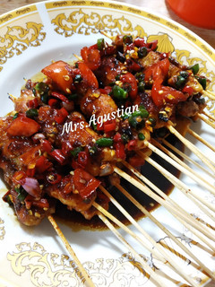 Foto resep Sate ayam saos kecap