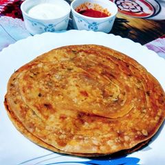 A picture of Masala Paratha.