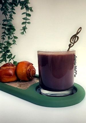 عکسی از دستور شیر کاکائو تفت داده