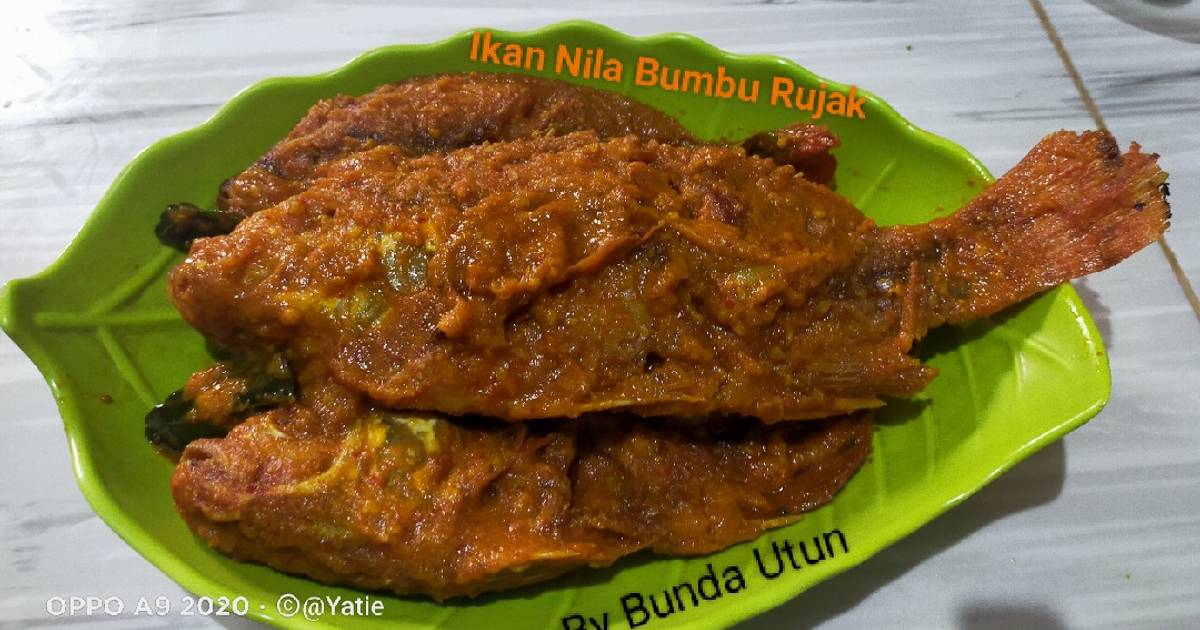 Resep Ikan Nila Bumbu Rujak Oleh Yati Yulyati Cookpad 