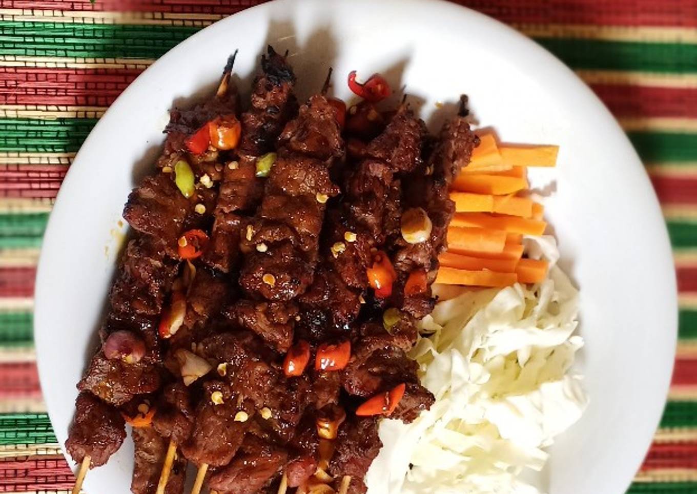 Sate Kambing Saus Mentega