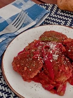 Una foto de Albóndigas de soja texturizada