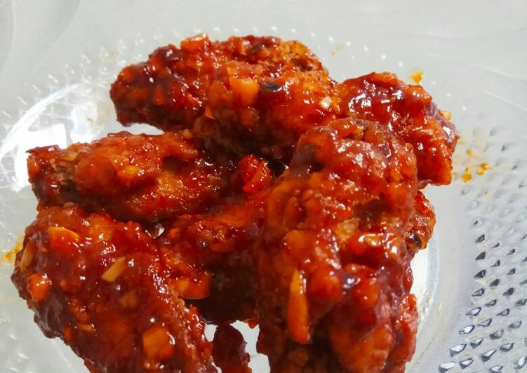 Fire wings chicken ala Richeese