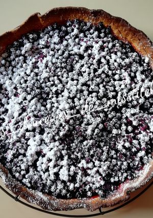 Une photo de Tarte aux myrtilles sauvages