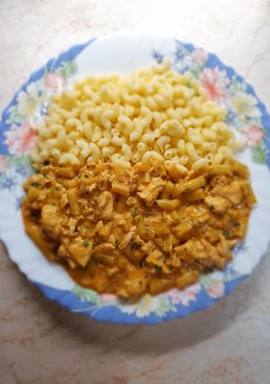 Zöldbabos csirkemell csíkok recept fotója