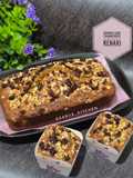 Banana Cake with Cranberries, Almond & Kenari