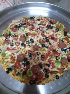 صورة لوصفة بيتزا الخضار اللذيذة 😋