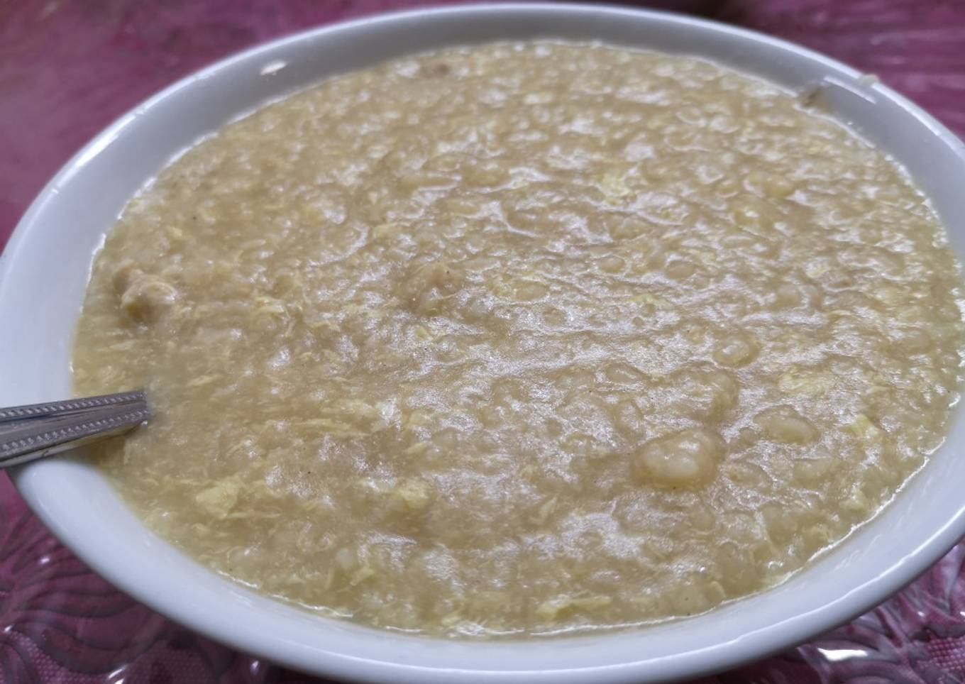 Chicken minch porridge