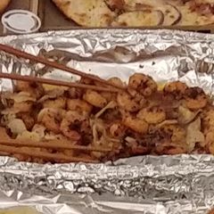 A picture of 蒜蓉牛油蝦 (Garlic Shrimp).