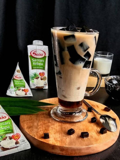 Foto resep Es Kopi Santan Cincau