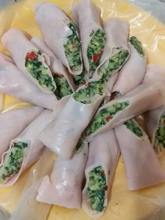 Una foto de Rollitos de jamón