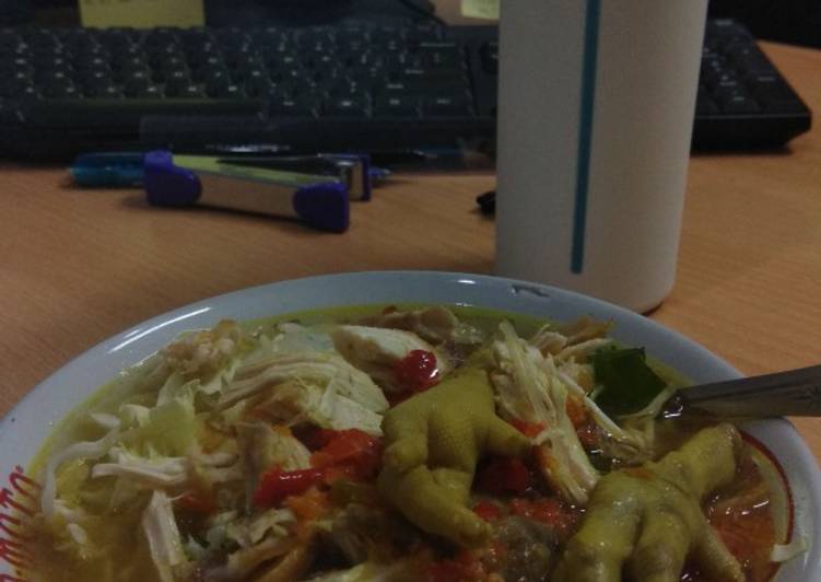 Resep Soto ayam & ceker mudah & berkah yang Enak Banget