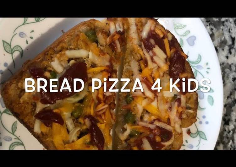 Simple Way to Make Speedy Bread Pizza 4 Kids