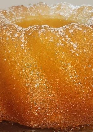 Une photo de Gâteau de semoule au sirop de mandarine