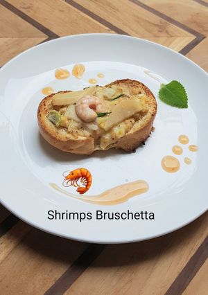Foto resep Shrimps Bruschetta 🦐