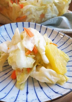 🍍鳳梨心別丟！台式鳳梨泡菜 的食譜成品照片