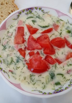 O poză a rețetei Ciorbă rusească rece(Okroshka).