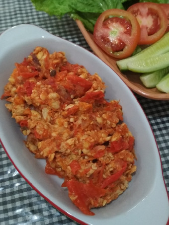 Resep Sambel kukus tempe Enak Dan Mudah