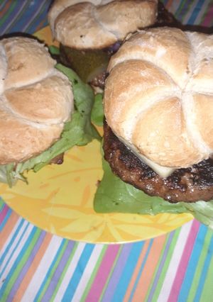 O poză a rețetei Hamburgeri de porc.