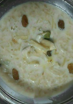 A picture of Apple kheer.