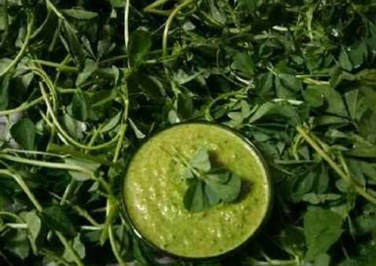 How to Prepare Favorite Fenugreek leaves chutney