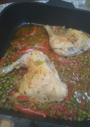 Una foto de Pollo a la cacerola
