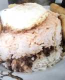 Arroz tapado a lo pobre