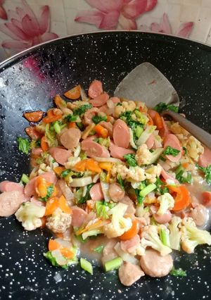 Foto resep Capcay kuah kental