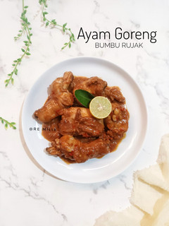 Foto resep 542. Ayam Goreng Bumbu Rujak