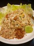 Keto Pad Thai with Oat Fiber Noodles (with Shirataki)