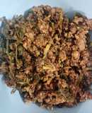 ผัดเผ็ดเนื้อสับ