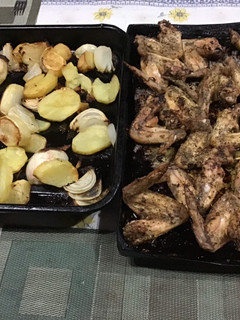 Una foto de Alitas de pollo al horno