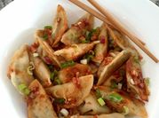 A picture of raw prawns shelled