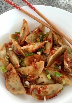 A picture of Chicken & Prawn Dumplings.