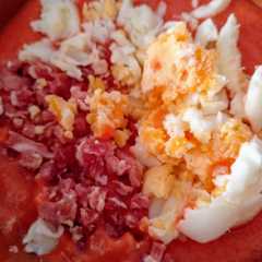 Una foto de Salmorejo