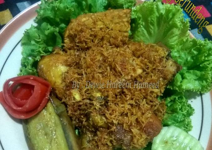 19. 🍗Ayam Goreng Serundeng Sambal Bajak 🍗