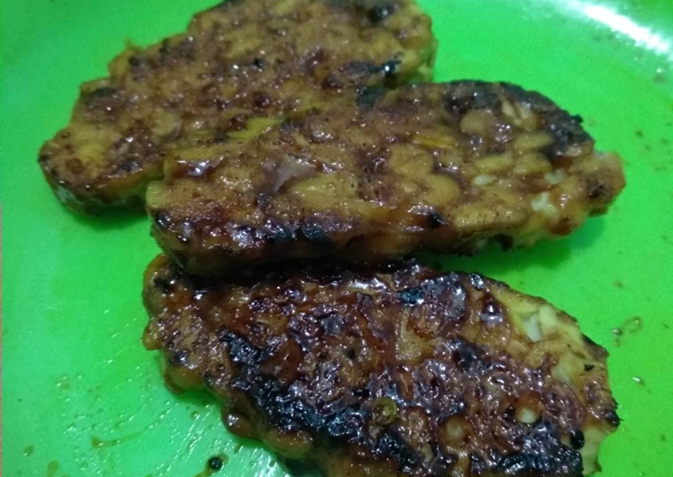 Tempe bakar teflon instan