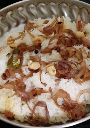 A picture of Nei choru (ghee rice).